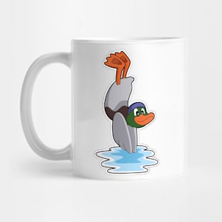 Duck with Handstand in Water Mug